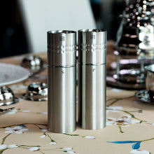 Stainless Steel Salt & Pepper Mill Set with Ceramic Grinder