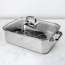 Stainless Steel Stovetop Steamer & Roasting Pan