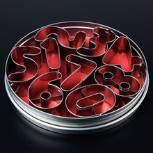 Numeric Mini Cookie Cutters Set of 9