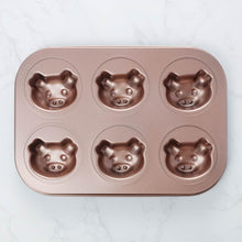 Nonstick Baking Tin (6 Pig head cavities)