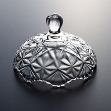 Glass Storage Box Glass Spherical Shape with Lid