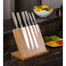 Bamboo Magnetic Knife Block