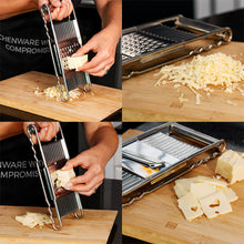 Multi-Purpose Slicer and Grater with Removable Attachments