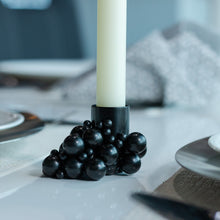 Magnetic Bubble Candle Holder (Black)