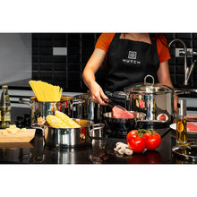 Classic Stainless Steel High Casserole Pot