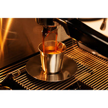 Double Wall Stainless Steel Double Espresso Cup with Saucer (160mL)