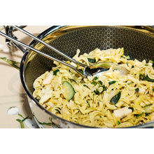 Solid Serving Spoon with Bowed Twin Wire Handles