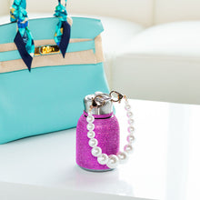 Rhinestone Vacuum Drinking Bottle - Rose (300mL)