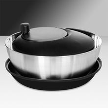 24CM Plastic Salad Spinner With 28.5CM S/S Storage Bowl and Cover