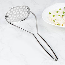 Potato Masher with Bowed Wire Handle