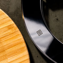 Mezzaluna Chopper (17.5cm / 6.9 in ) with Bamboo Board (Ø24cm / 9.5 in)