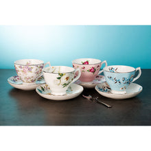 Fine Bone China Tea Cup Set of 8 (Floral)