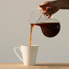 Glass Pour Over Coffee Brewer with Double Mesh Stainless Filter (1L) + Coffee Measuring Spoon (14cm)