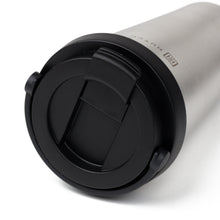 Stainless Steel Travel Coffee Mug - Black Lid (500mL)