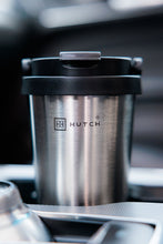 Stainless Steel Travel Coffee Mug - Black Lid (500mL)