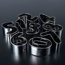 Numeric Mini Cookie Cutters Set of 9
