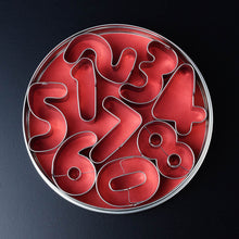 Numeric Mini Cookie Cutters Set of 9