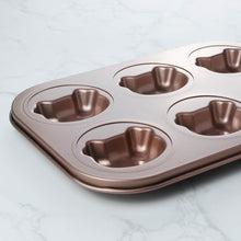 Nonstick Baking Tin (6 Pig head cavities)