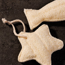 Fun Shaped Natural Loofah Sponge Set 2 pieces (Star & Fish)