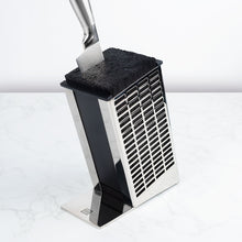 Stainless Steel Bristle Knife Block