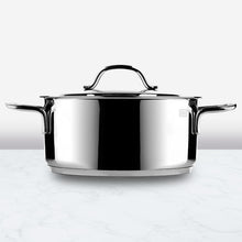 Contempo Stainless Steel Low Casserole Pot
