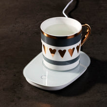 Cup Warmer with Coffee Mug Set (Hearts)