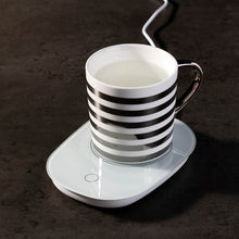 Cup Warmer with Coffee Mug Set (Stripes)