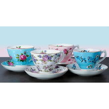 Fine Bone China Tea Cup Set of 8