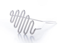 Zigzag Potato Masher with Solid One-Piece Bowed Wire Handle