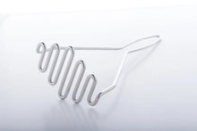 Zigzag Potato Masher with Solid One-Piece Bowed Wire Handle