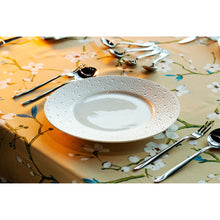 Intaglio Porcelain Plate Set of 4 (White)