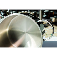 Classic Stainless Steel Low Casserole Pot