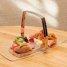 Tempered Glass Cheese Tray