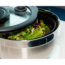 24CM Salad Spinner With Glass Lid