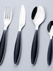 Noir Matte 24-Piece Flatware Set
