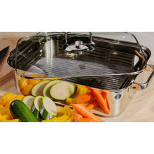 Stainless Steel Stovetop Steamer & Roasting Pan