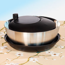 24CM Plastic Salad Spinner With 28.5CM S/S Storage Bowl and Cover