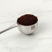 Polished Double Wall Latte Cup & Saucer (12oz) + Coffee Measuring Spoon (10.3cm)