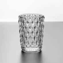 Glass Candle Holder with Pillar Candle