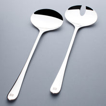 Salad Serving Set with Solid Curved Handle