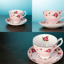 Fine Bone China Tea Cup Set of 8 (Floral)